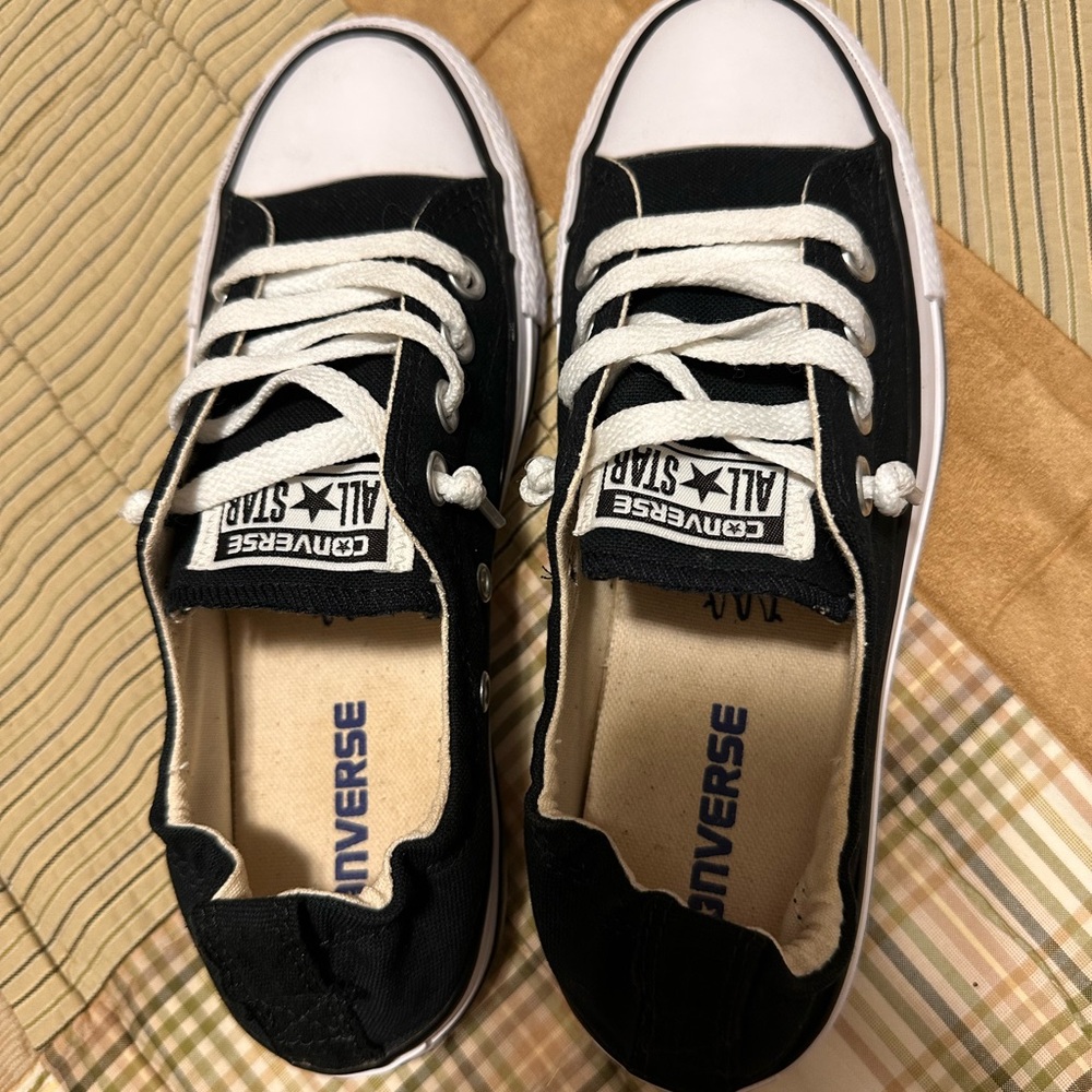 Converse Women's Black and White Sneakers